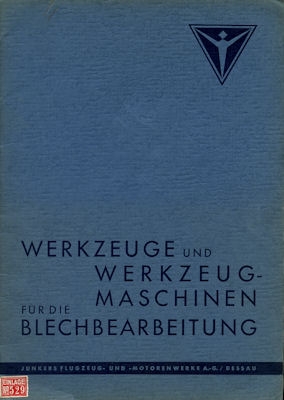 Junkers Werkzeuge Katalog 1939