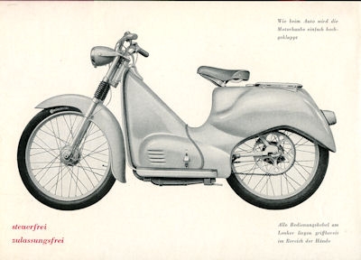 Kreidler Roller R 50 Prospekt 12.1953