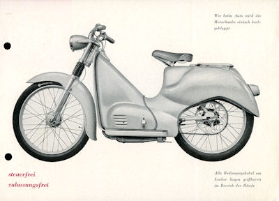 Kreidler Roller R 50 brochure 12.1953