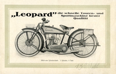 Leopard 250 ccm brochure 1925