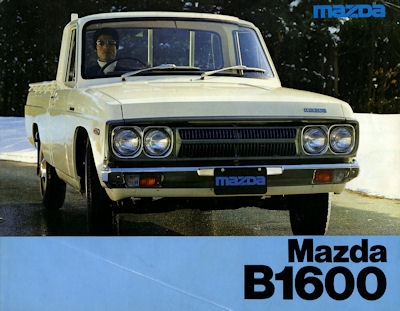 Mazda B 1600 brochure ca. 1975