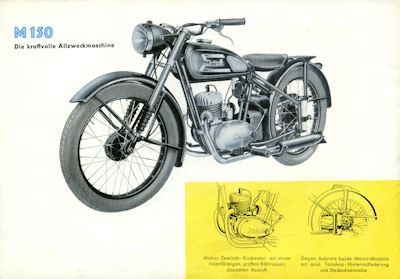 Maico M 125 150 Prospekt 1950