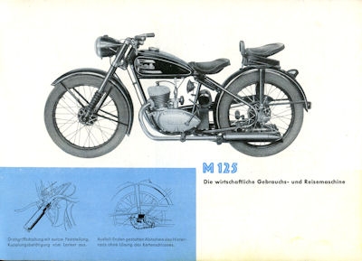 Maico M 125 150 Prospekt 1950