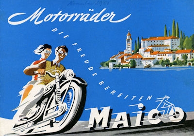 Maico M 151 und M 126 Prospekt 1952