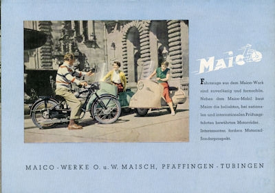 Maico Mobil Prospekt ca. 1954