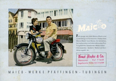 Maico-Mobil Prospekt ca. 1954