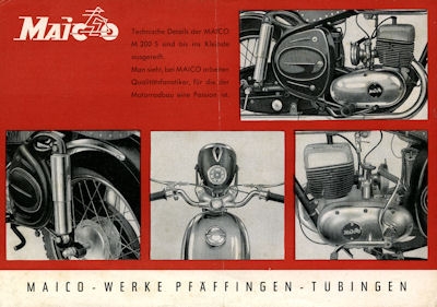 Maico M 200 S Prospekt 1954