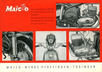 Maico Blizzard 250 Prospekt 1954