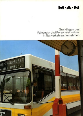 MAN Fahrzeug- und Personaleinsatz brochure 1980