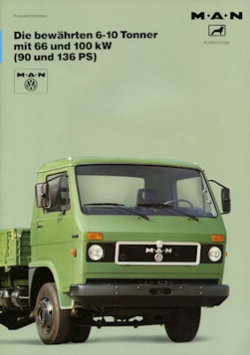 MAN 6-10 Tonner brochure 1986