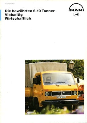 MAN 6-10 Tonner brochure 1987