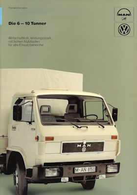 MAN 6-10 Tonner brochure 1988