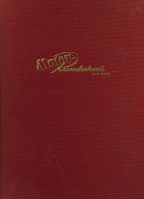 Motor Rundschau original Binder 1950s