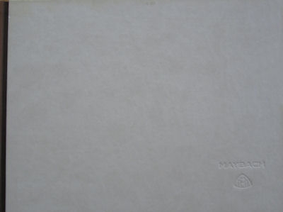 Maybach 57 und 62 Prospekt 2002