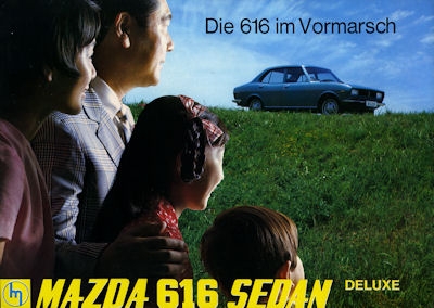 Mazda 616 Sedan deLuxe brochure ca. 1970