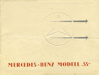 Mercedes-Benz Model SS brochure 1930