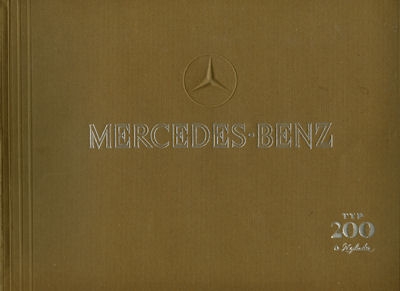 Mercedes-Benz Typ 200 brochure 1936