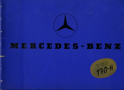 Mercedes-Benz Typ 170-H Prospekt 1.1937