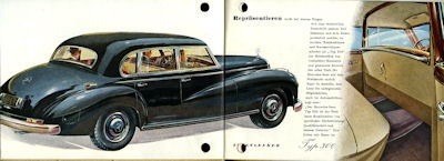 Mercedes-Benz 300 Prospekt 4.1953