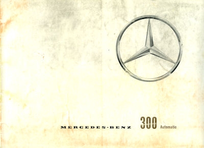 Mercedes-Benz 300 Automatic brochure 11.1959