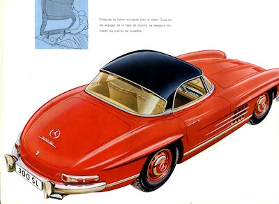 Mercedes-Benz 300 SL Prospekt 1960 sp