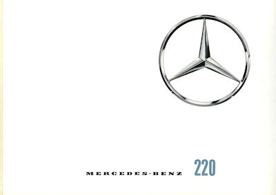 Mercedes-Benz 220 Prospekt 8.1964