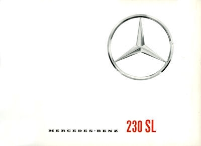 Mercedes-Benz 230 SL Prospekt 1.1965