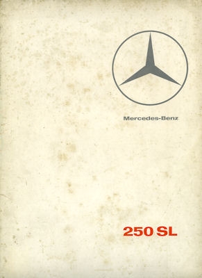 Mercedes-Benz 250 SL Prospekt 2.1967 port