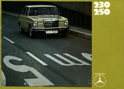 Mercedes-Benz 230 250 brochure 8.1969