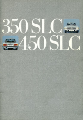 Mercedes-Benz 350 450 SLC Prospekt 1973