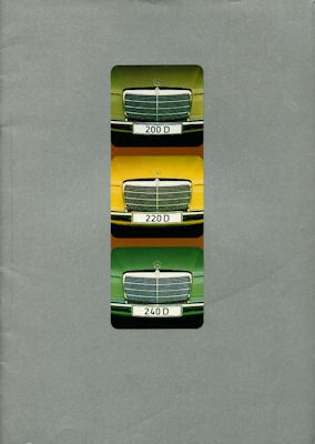 Mercedes-Benz 200 D-240 D Prospekt 1974