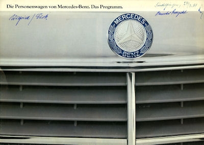 Mercedes-Benz program 1980