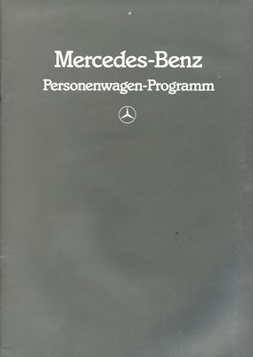 Mercedes-Benz Programm 1983