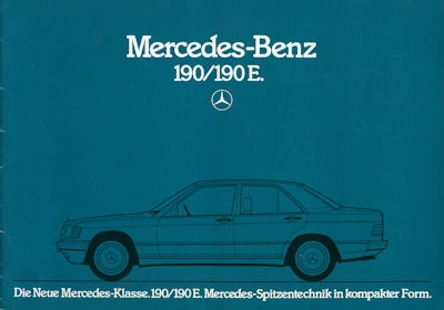 Mercedes-Benz 190 190E Prospekt 10.1982