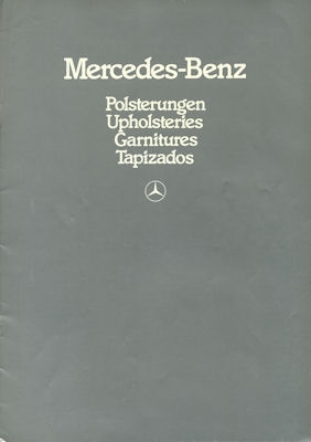 Mercedes-Benz Polsterungen Prospekt 6.1984