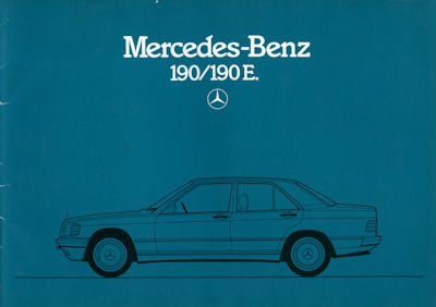 Mercedes-Benz 190 190E Prospekt 8.1983