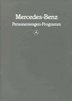 Mercedes-Benz Programm 1985