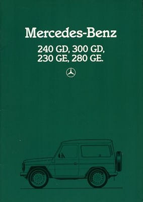 Mercedes-Benz G Prospekt 10.1984