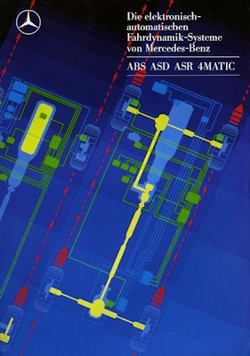 Mercedes-Benz ABS ASD ASR 4Matic Prospekt 1989