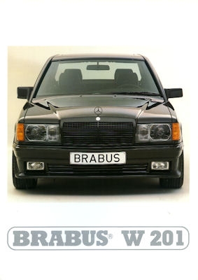 Mercedes-Benz 190 Brabus brochure 1980s