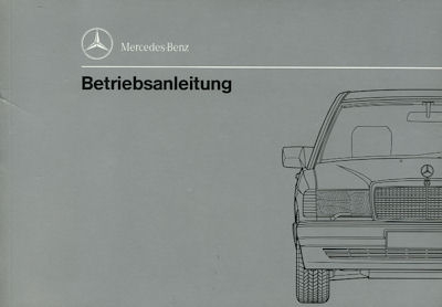 Mercedes-Benz 190 Bedienungsanleitung 11.1991