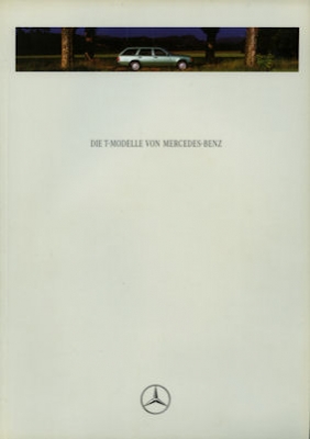 Mercedes-Benz T Modelle Prospekt 10.1992