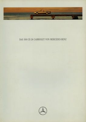 Mercedes-Benz 300 CE-24 Cabriolet Prospekt 10.1992