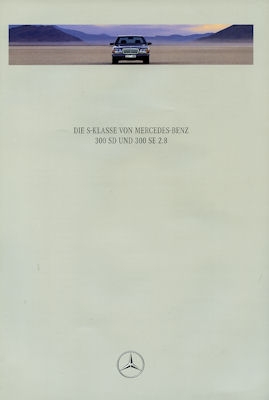 Mercedes-Benz S Klasse Prospekt 11.1992