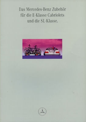 Mercedes-Benz E-Klasse Cabriolets + SL Zubehör Prospekt 1995