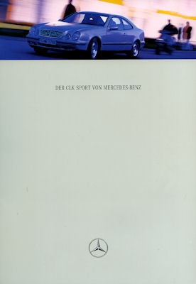 Mercedes-Benz CLK Coupé Elegance / Sport Prospekt 1.1997