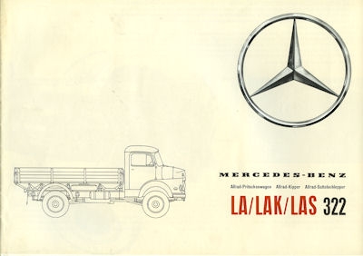 Mercedes-Benz LA LAK LAS 322 Allrad Prospekt 1960