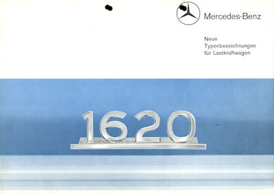 Mercedes-Benz Neue Typenbezeichnungen Prospekt 1964
