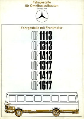 Mercedes-Benz Fahrgestelle Prospekt 8.1973