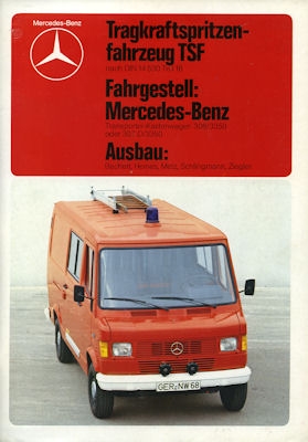 Mercedes-Benz Tragkraftspritzenfahrzeug TSF brochure 1978